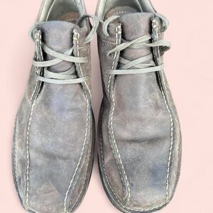 Men’s Clarks Original Chukka Suede Leather Boots Tan Brown Size 9.5